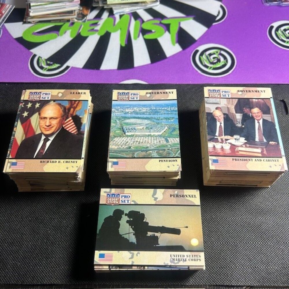 1991 DESERT STORM Pro Set Card Lot - 351 Cards Some Duplicates
